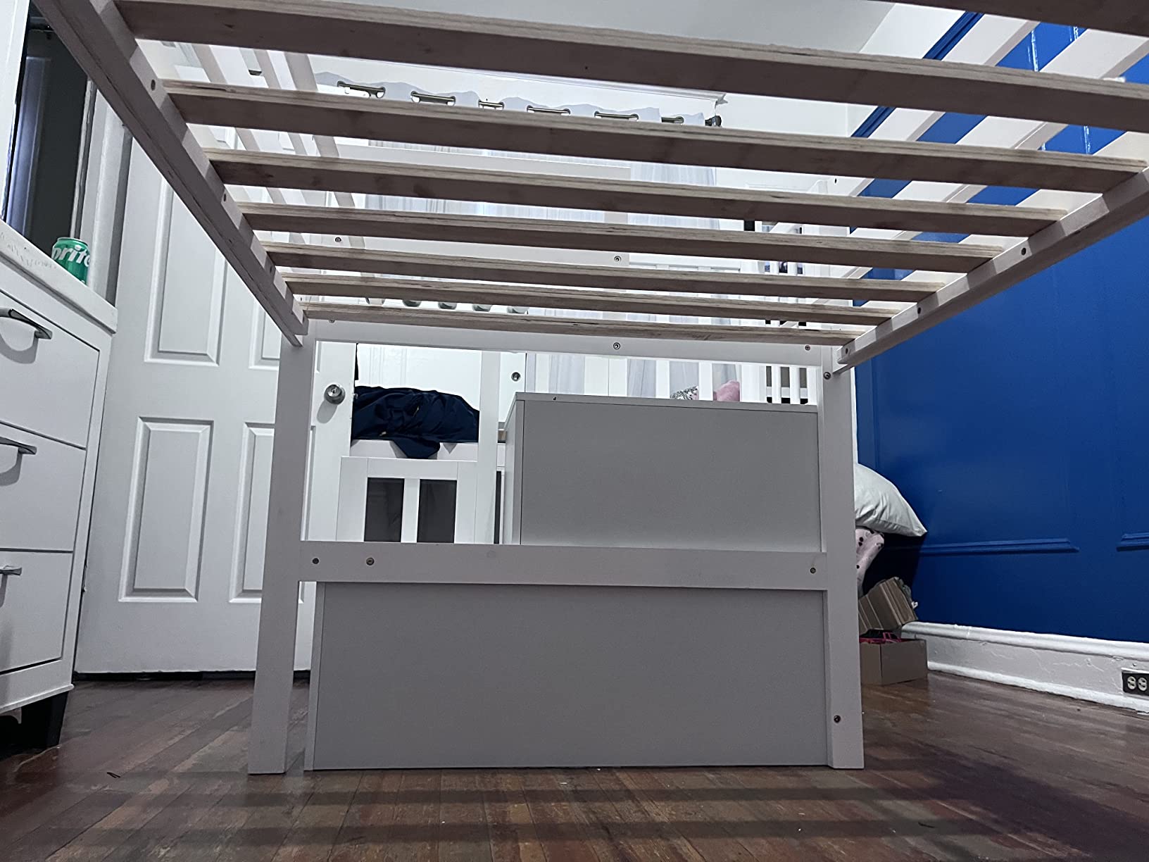 Bellemave Low Loft Beds with 3 Drawers Twin Loft Bed Frame with