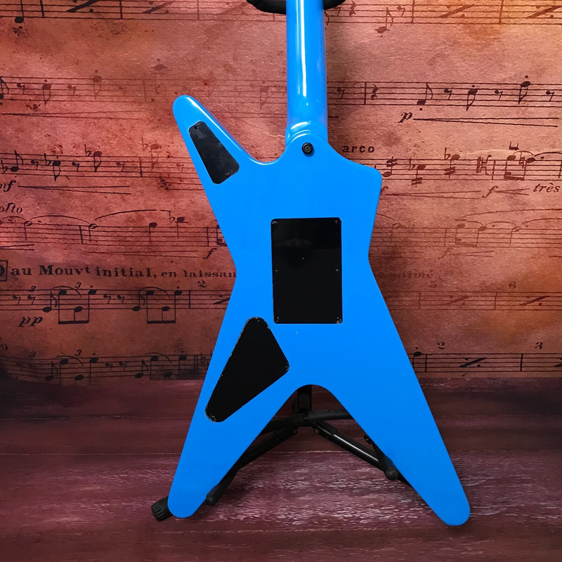 Chinese Electric Guitar Dimebag Dean ML From Hell Blue Lighting Body Bridge