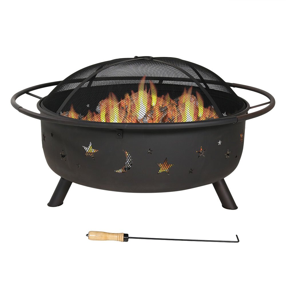 Gustafson 23'' H x 42'' W Steel Wood Burning Fire Pit