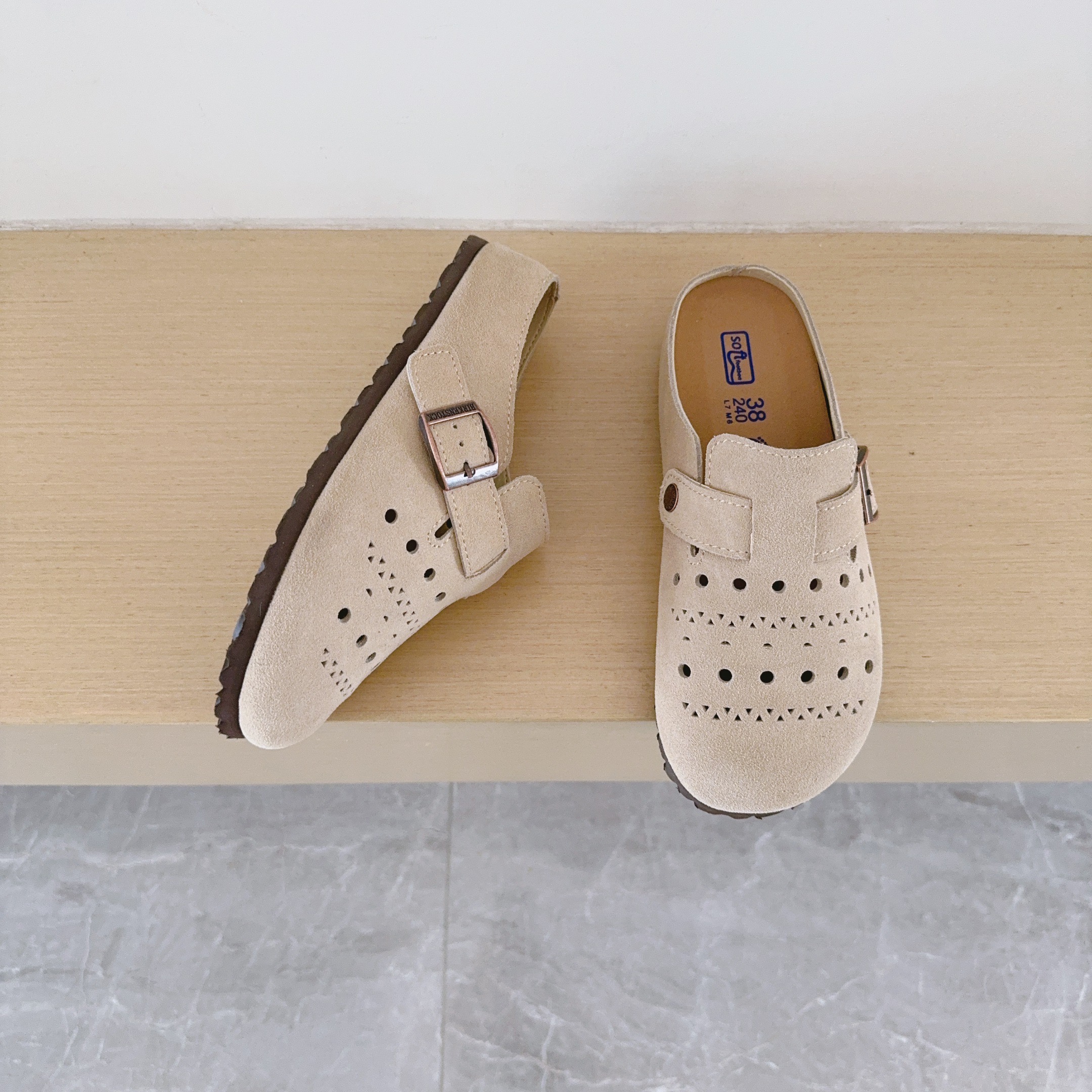 Cutout Birken-Style Clogs