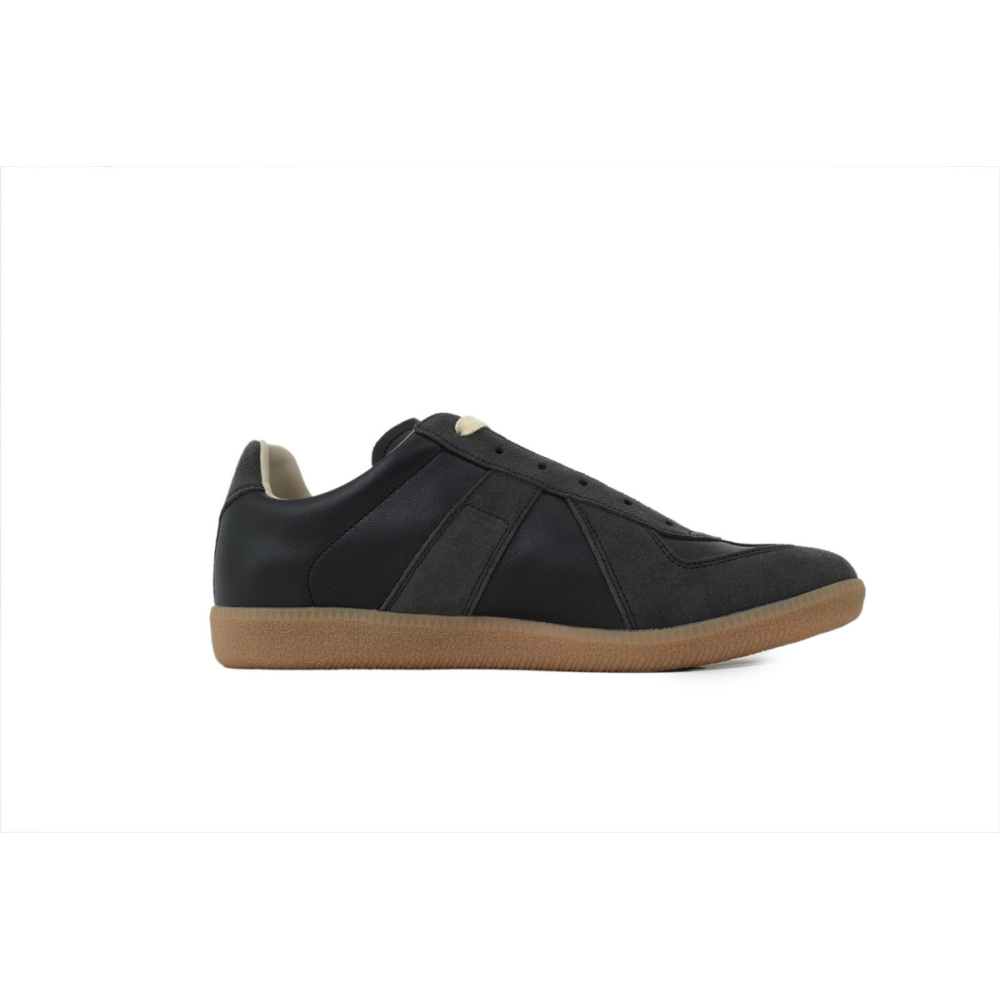 Maison Margiela Replica Leather Suede Black Grey - ogsneaker