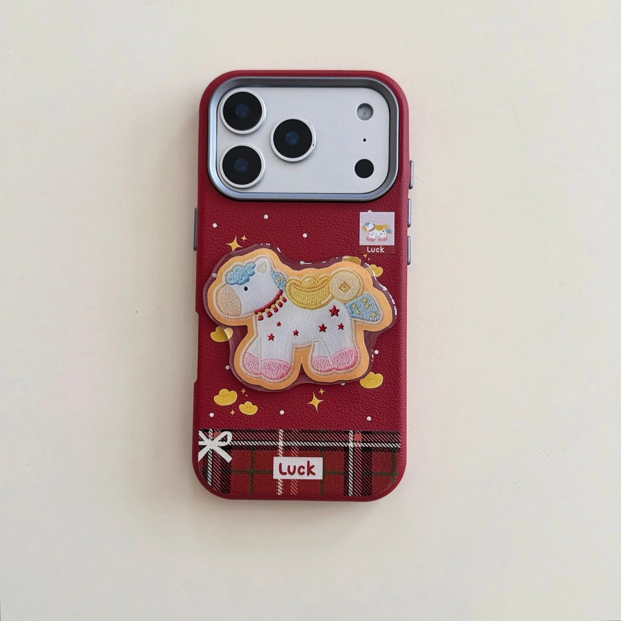 iPhone 17 Pro Max Protective Case Cartoon - back view