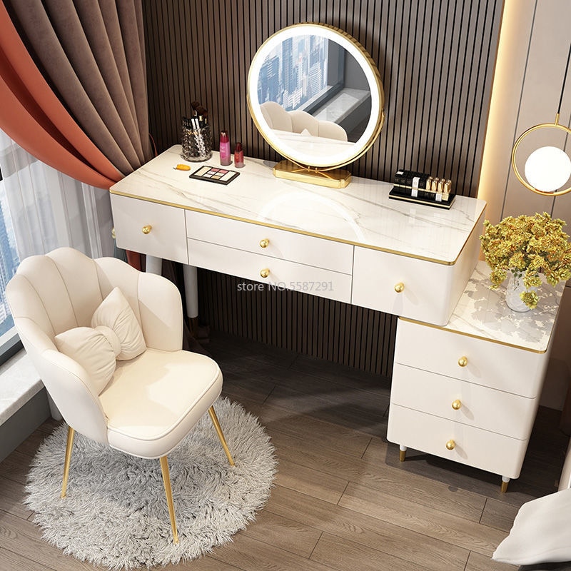 Nordic Dressing Table with Mirror