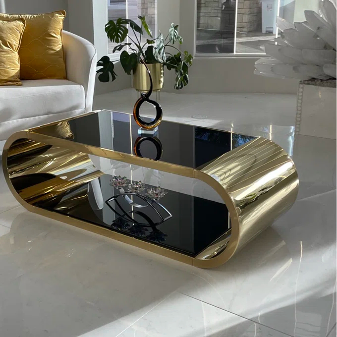 Jasonville Floor Shelf Coffee Table with Storage