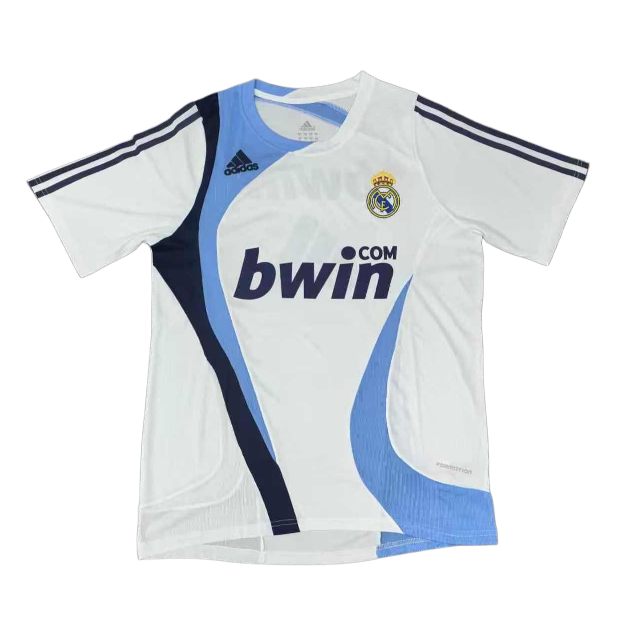 2007/08 Real Madrid Retro Short Sleeves Training Jersey - White
