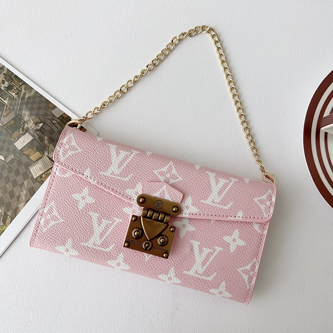 Louis Vuitton & Gucci Luxury Monogram Wallet Crossbody Phone Purse Case