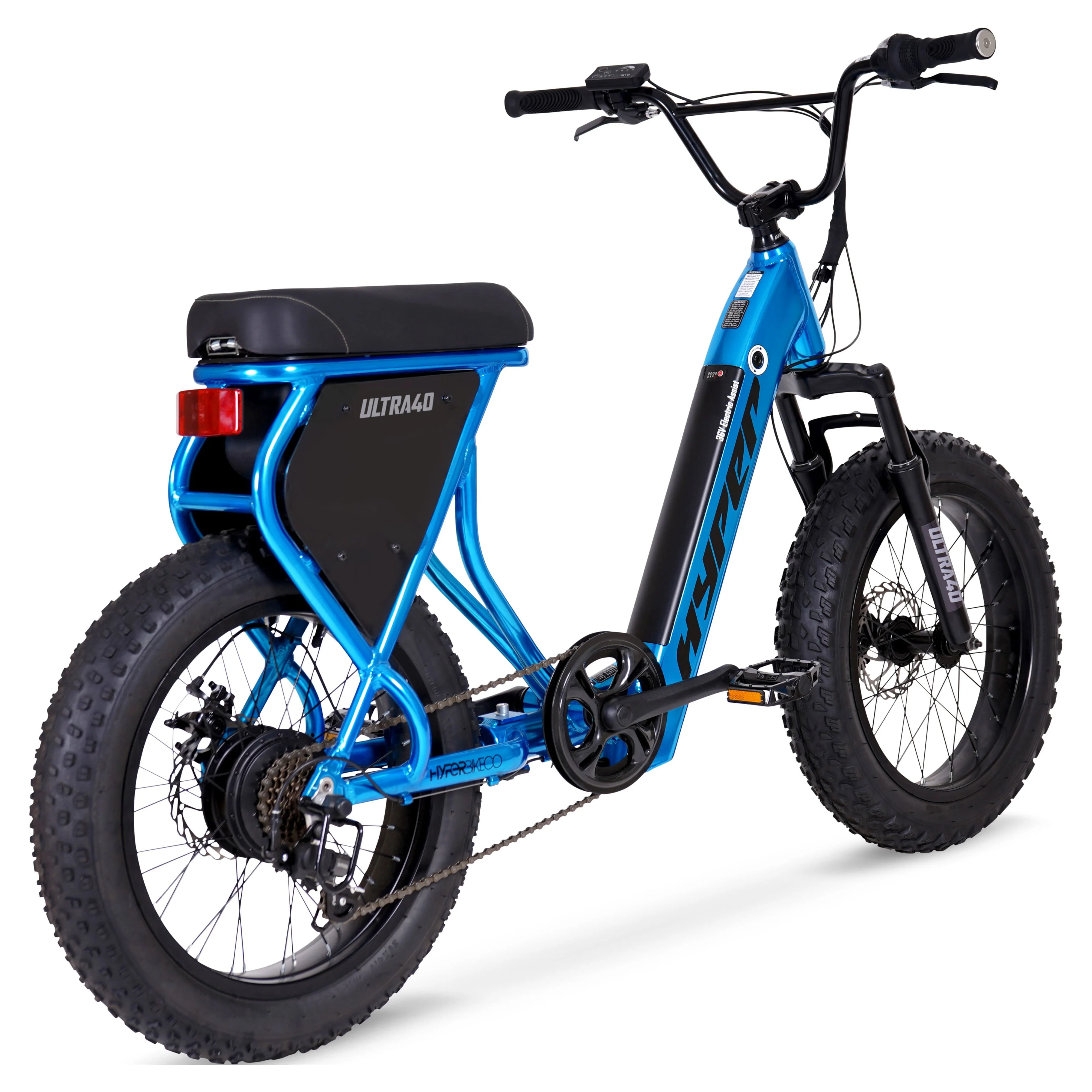 Hyper Ultra 40 20in Electric Bike, 250W, Matte Black