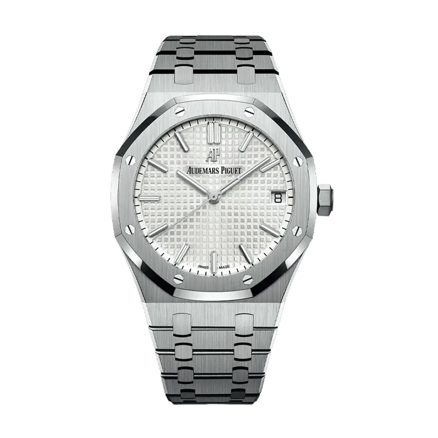【Super Clone】Audemars piguet Royal Oak Self-winding Stainless Steel 41mm Silver Dial