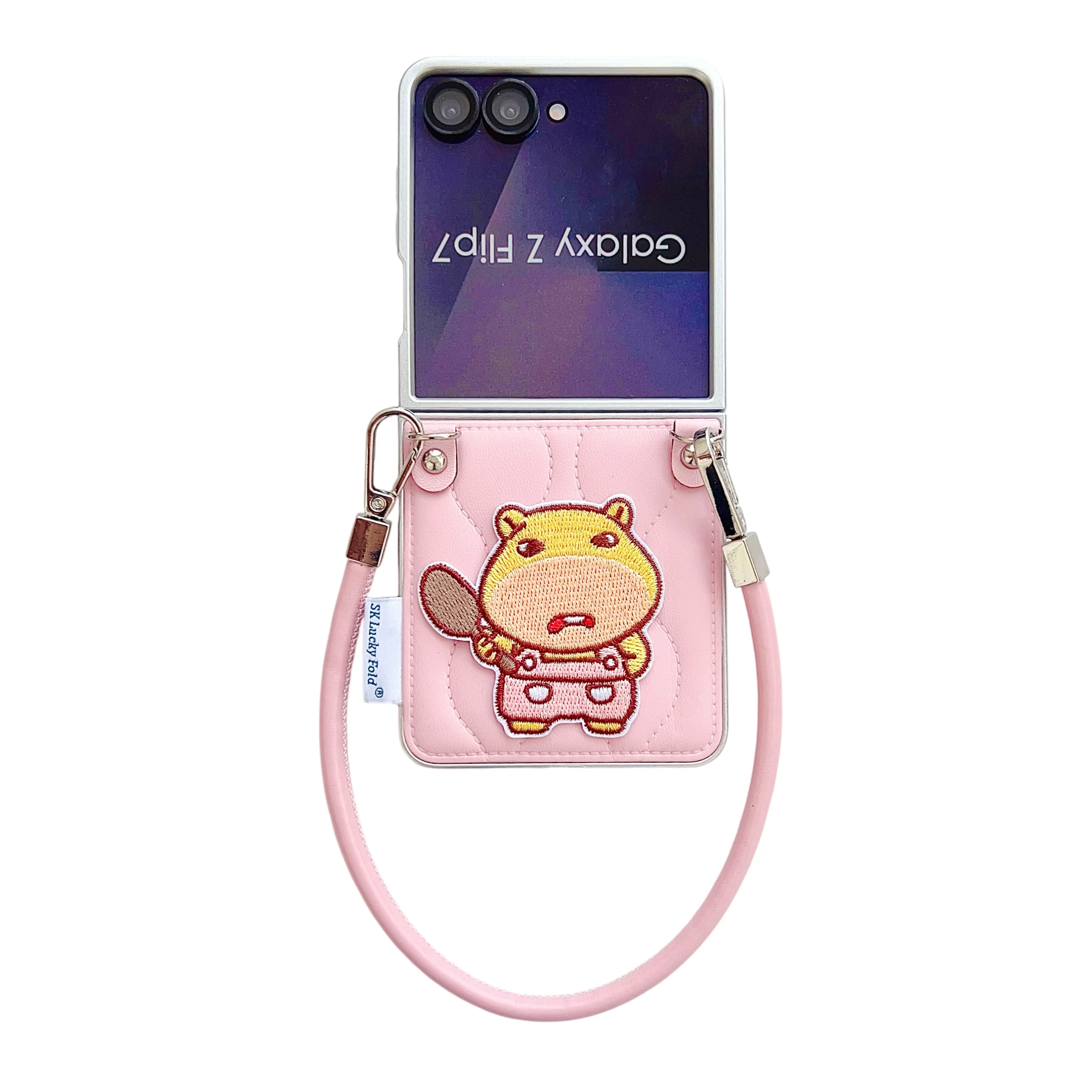 Galaxy Z Fold 7 Protective Case Cartoon - back view