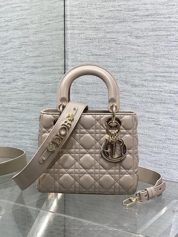 Lady Dior Micro Bag Taupe