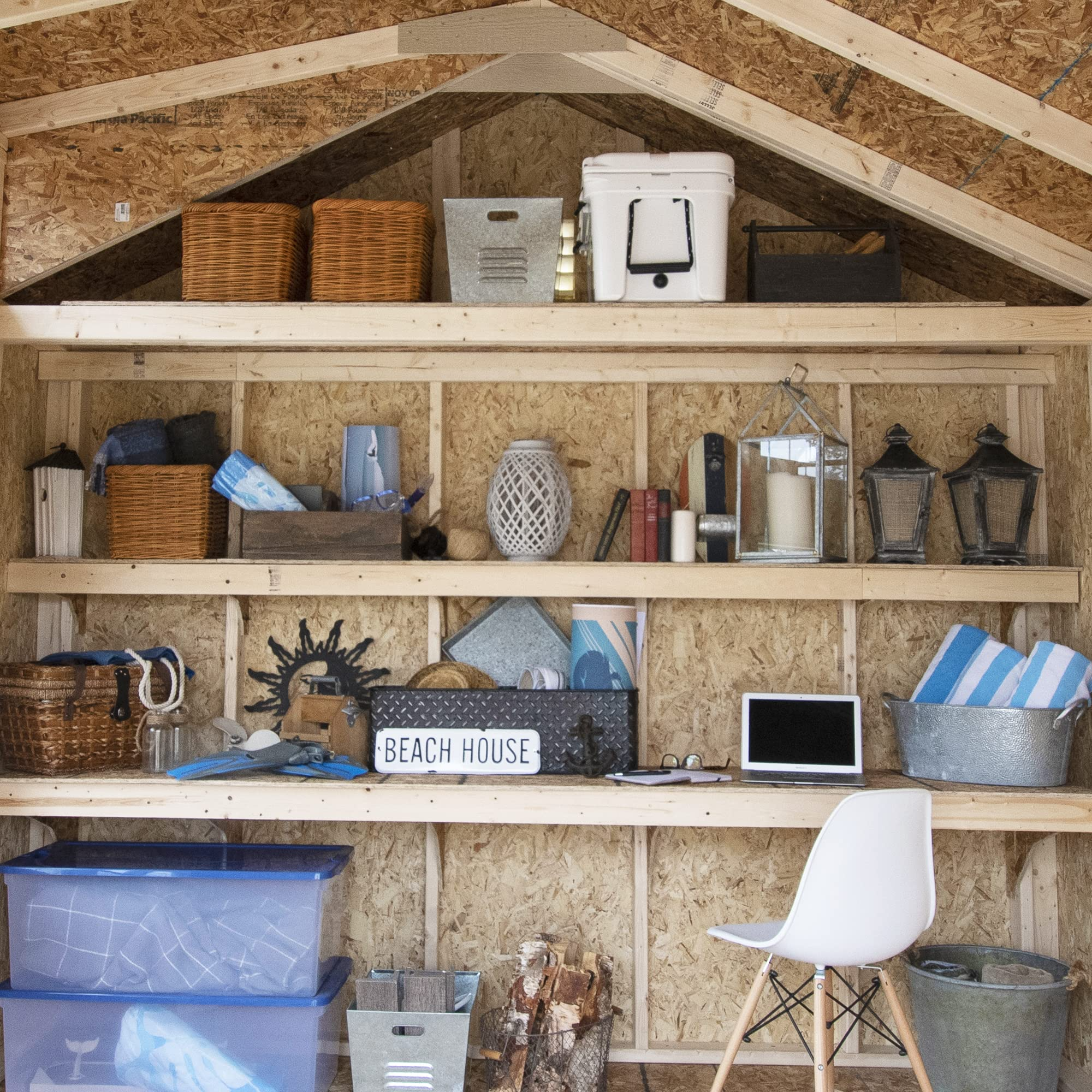 Windemere 10x12 Do-it-Yourself Wooden Storage Shed with Floor