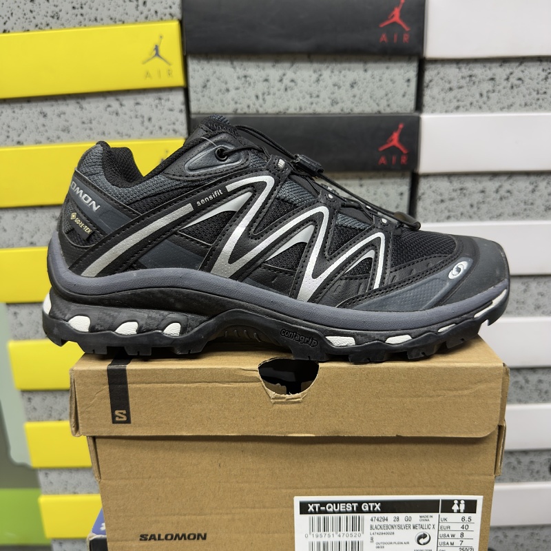 Salomon XT-Q Black Silver Edition A Sneakers