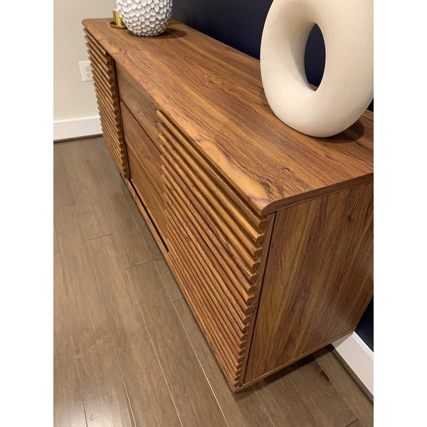 Carson Carrington Lagered Sideboard Buffet Table - Walnut