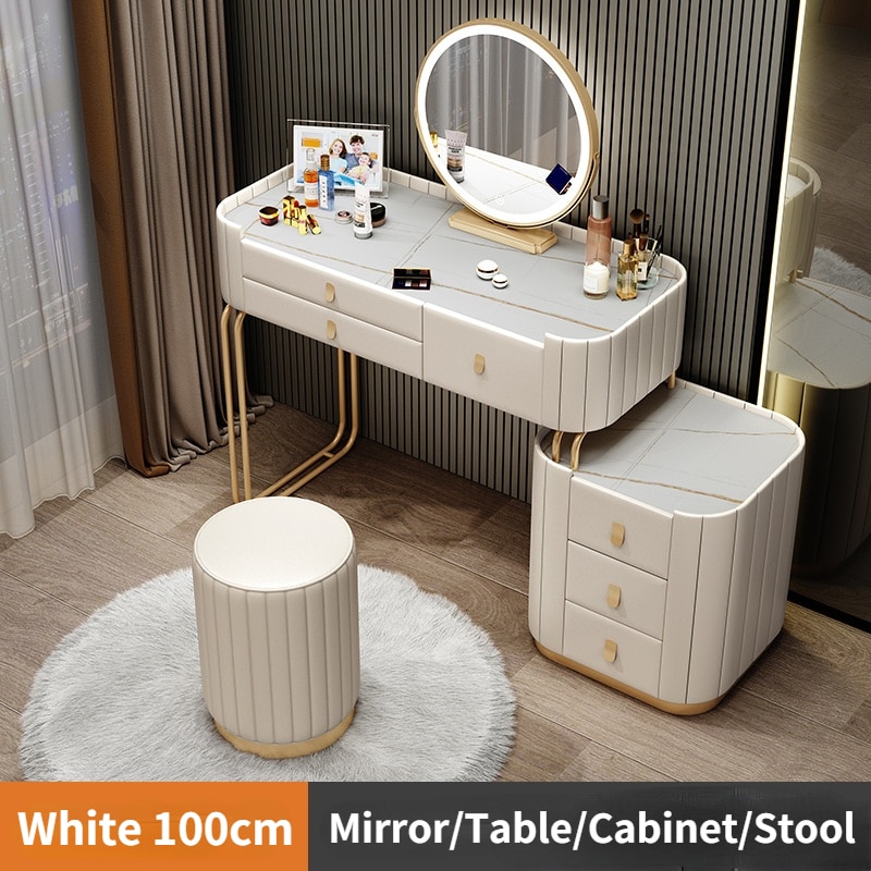 Nordic Dressing Table with Mirror