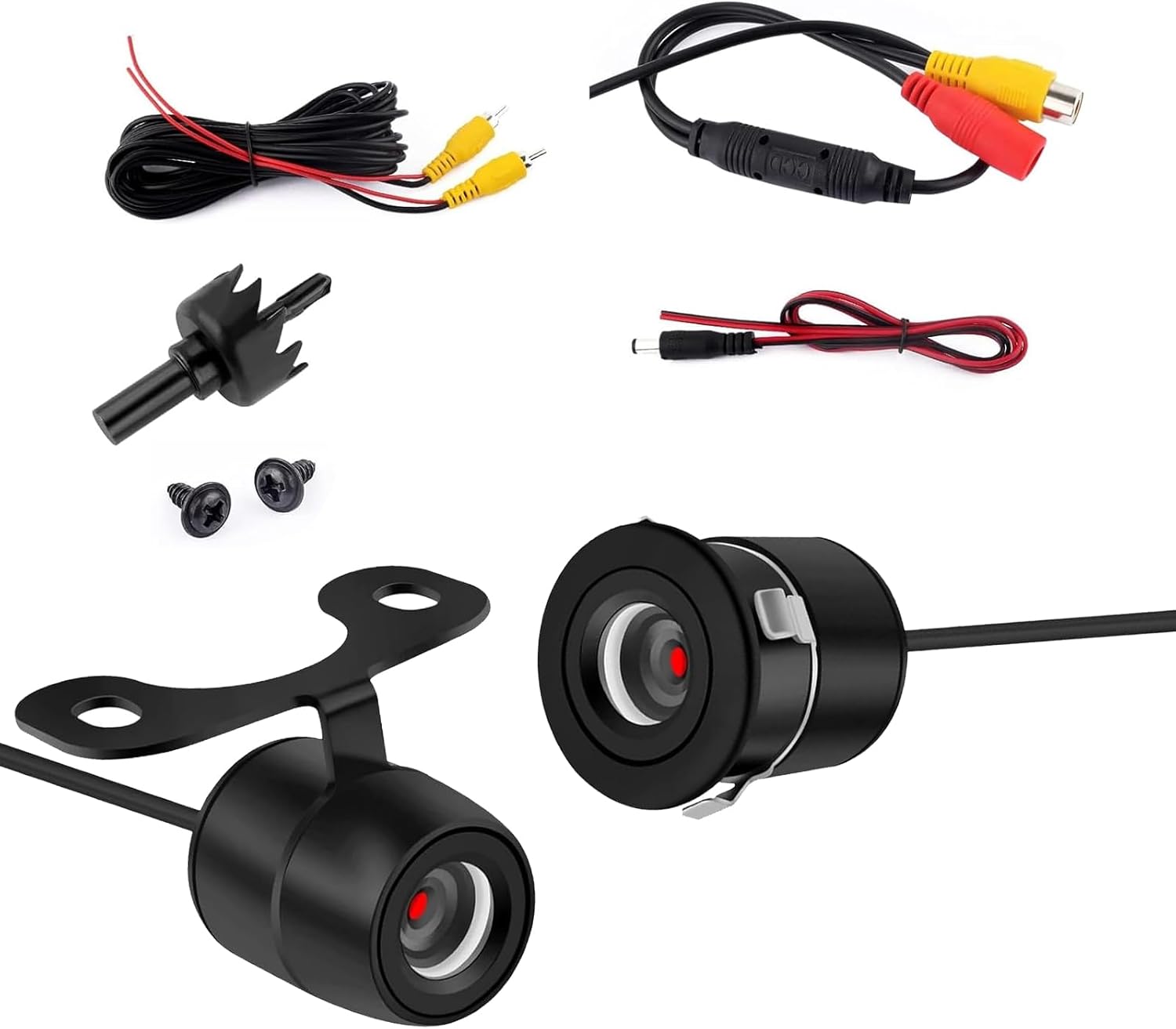 1 PC Car Reverse Backup Camera, 170 Wide Angle HD Night Vision with Bracket Wire Harness