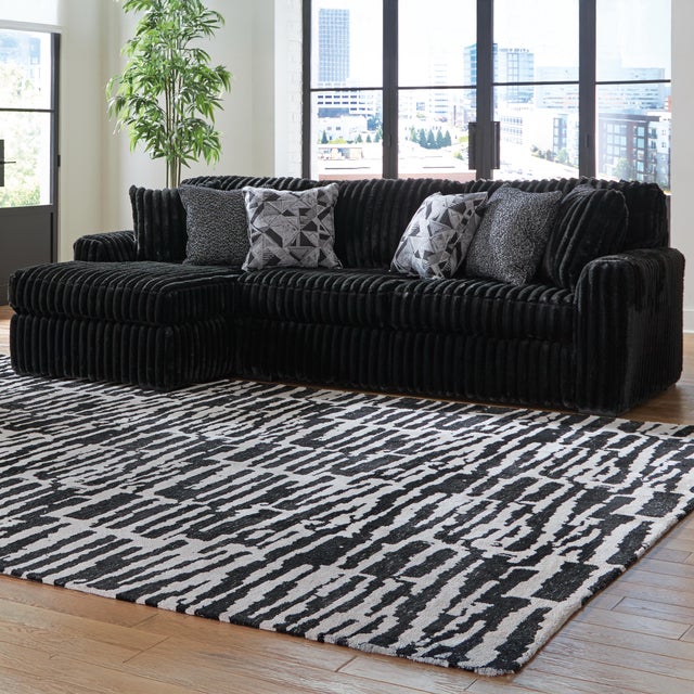 Midnight-Madness 2-Piece Sectional Sofa with Chaise