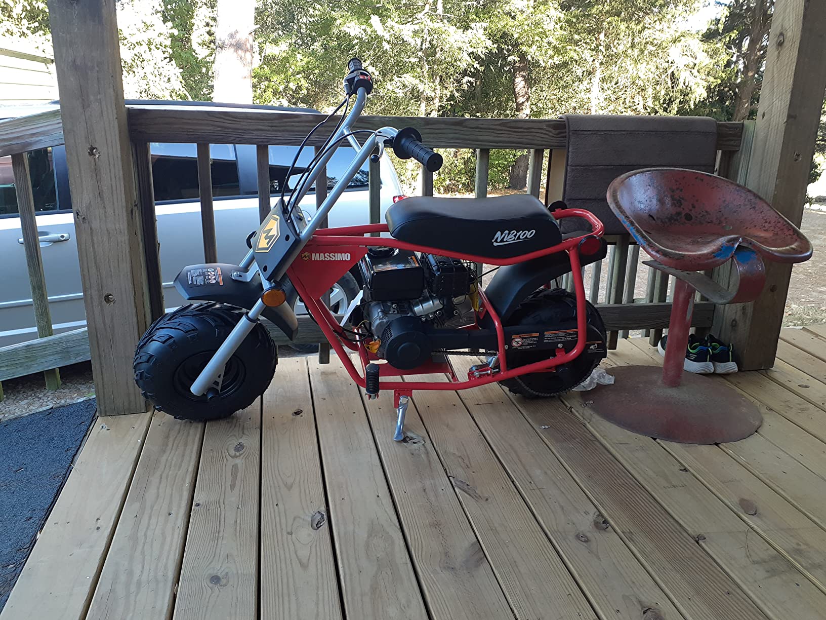 M Massimo Mini Bike Off-Road Motorcycle Gas Scooter MB100-79cc