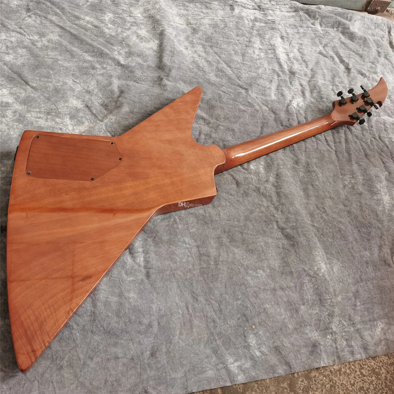 Rare Metallic James Hetfield Kenneth Lawrence Bubinga Top Brown Electric Guitar