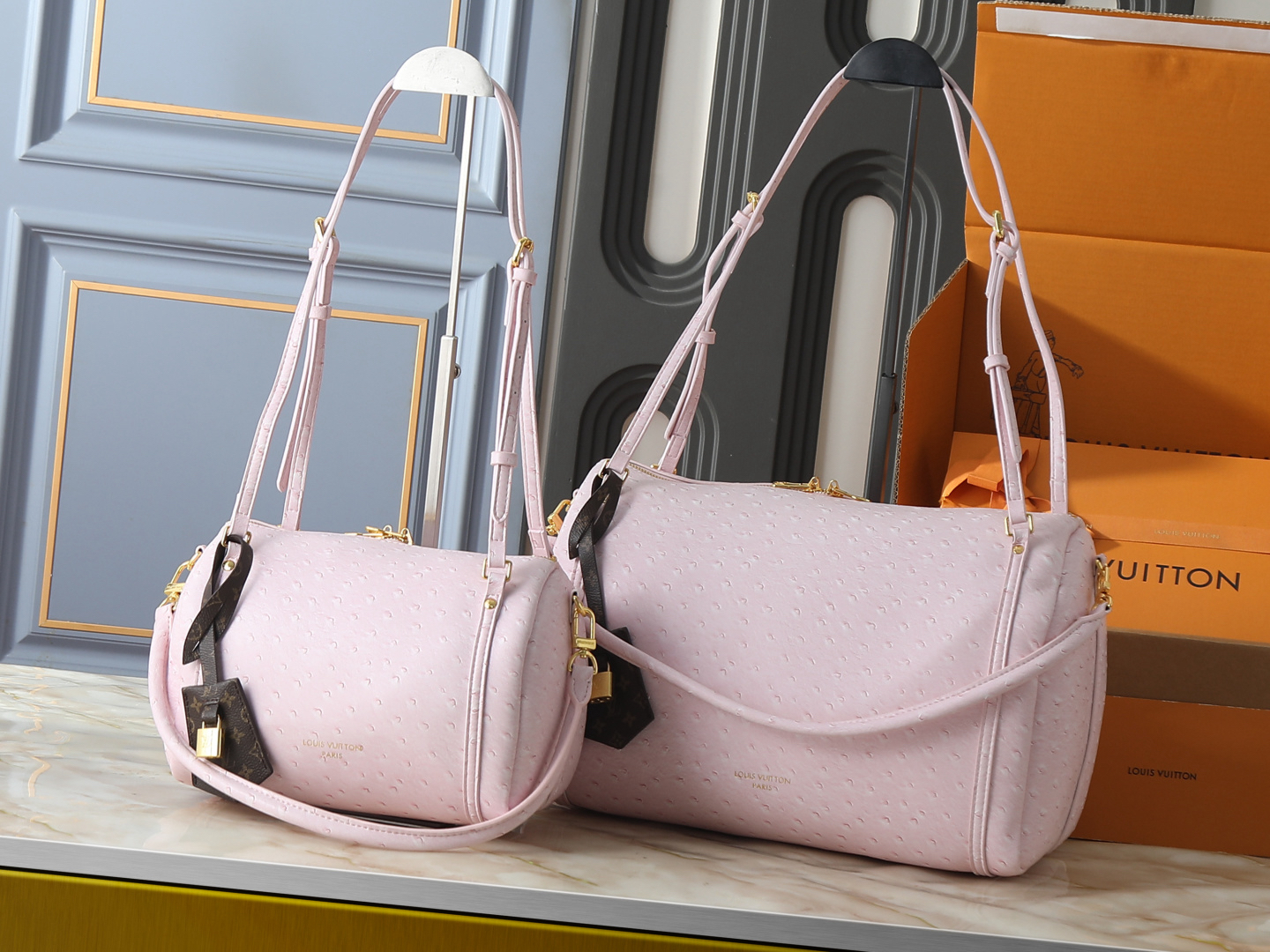 LV Speedy Soft 30（Ostrich Embossed）