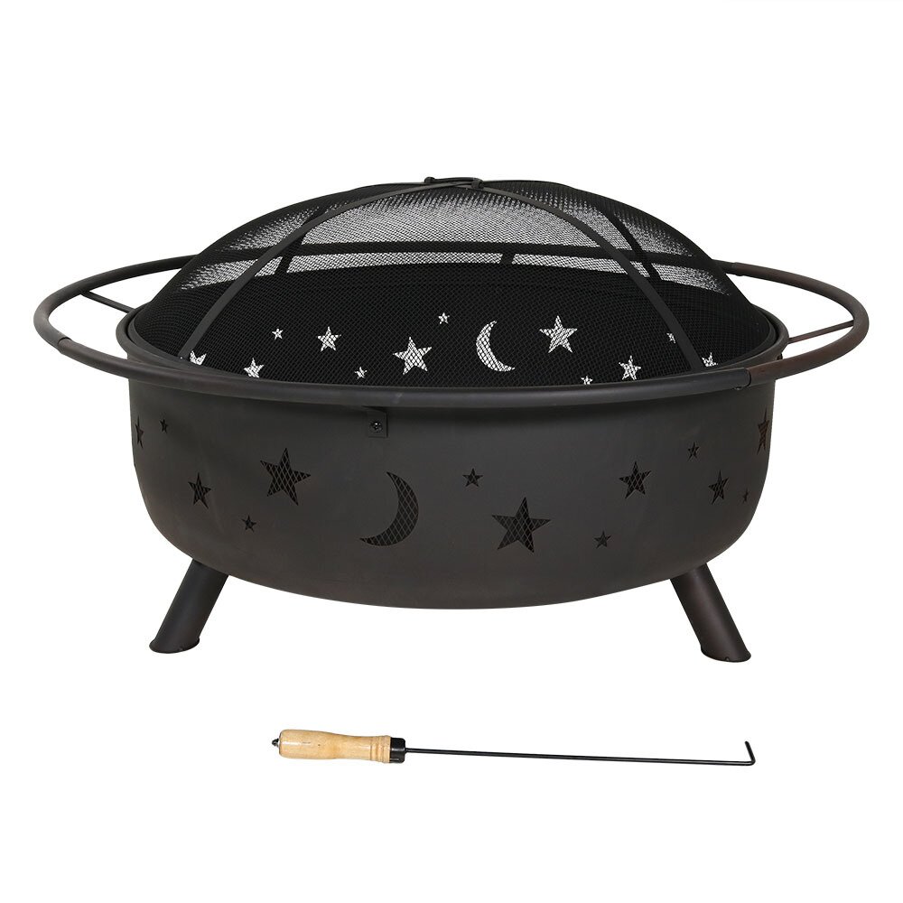 Gustafson 23'' H x 42'' W Steel Wood Burning Fire Pit