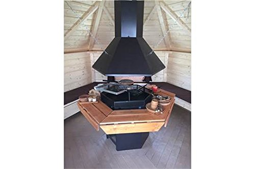 BBQ Grill Hut 6.5 Sqm - includes BBQ Room with Benches & Tile