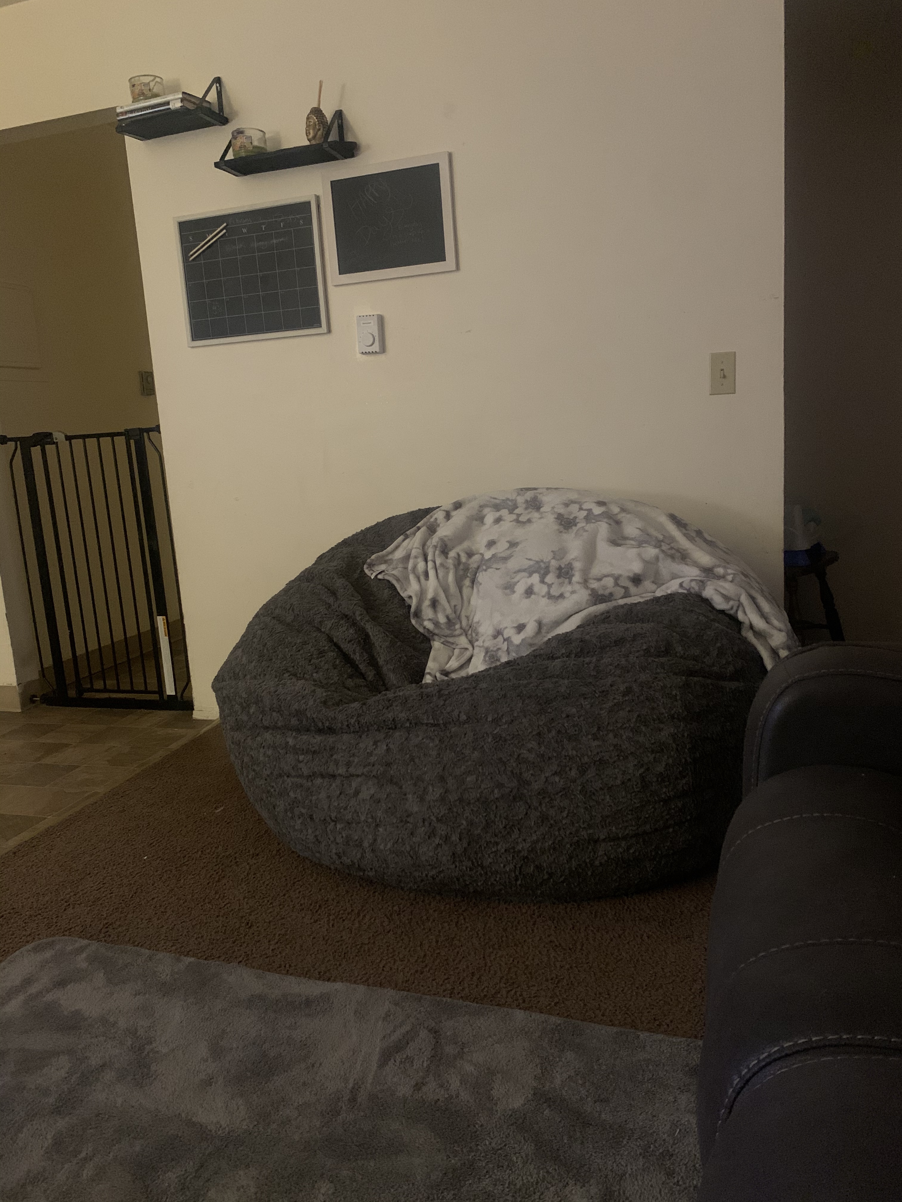 Faux Fur Bean Bag Chair
