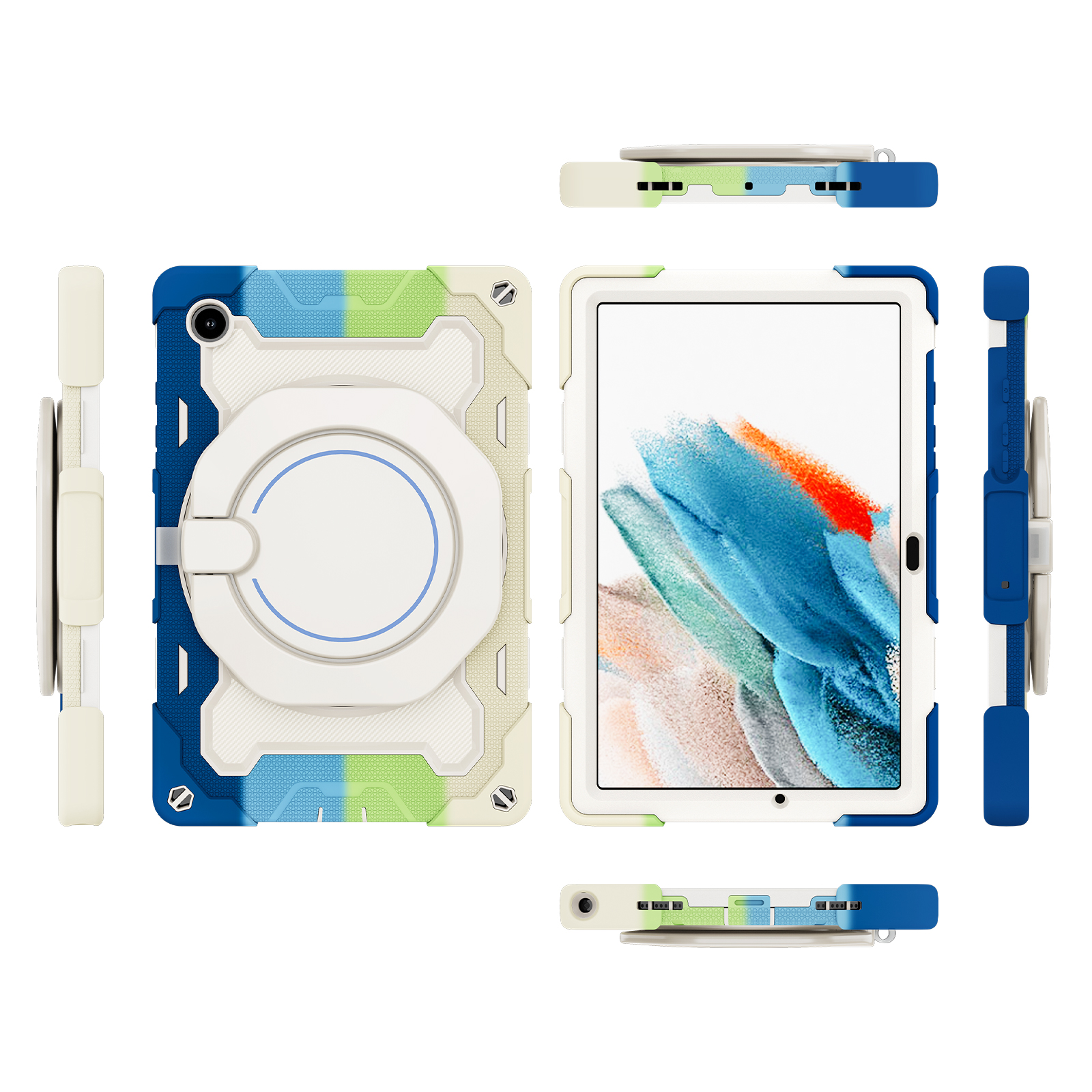 Galaxy A9 Plus Protective Case Full Coverage - back view