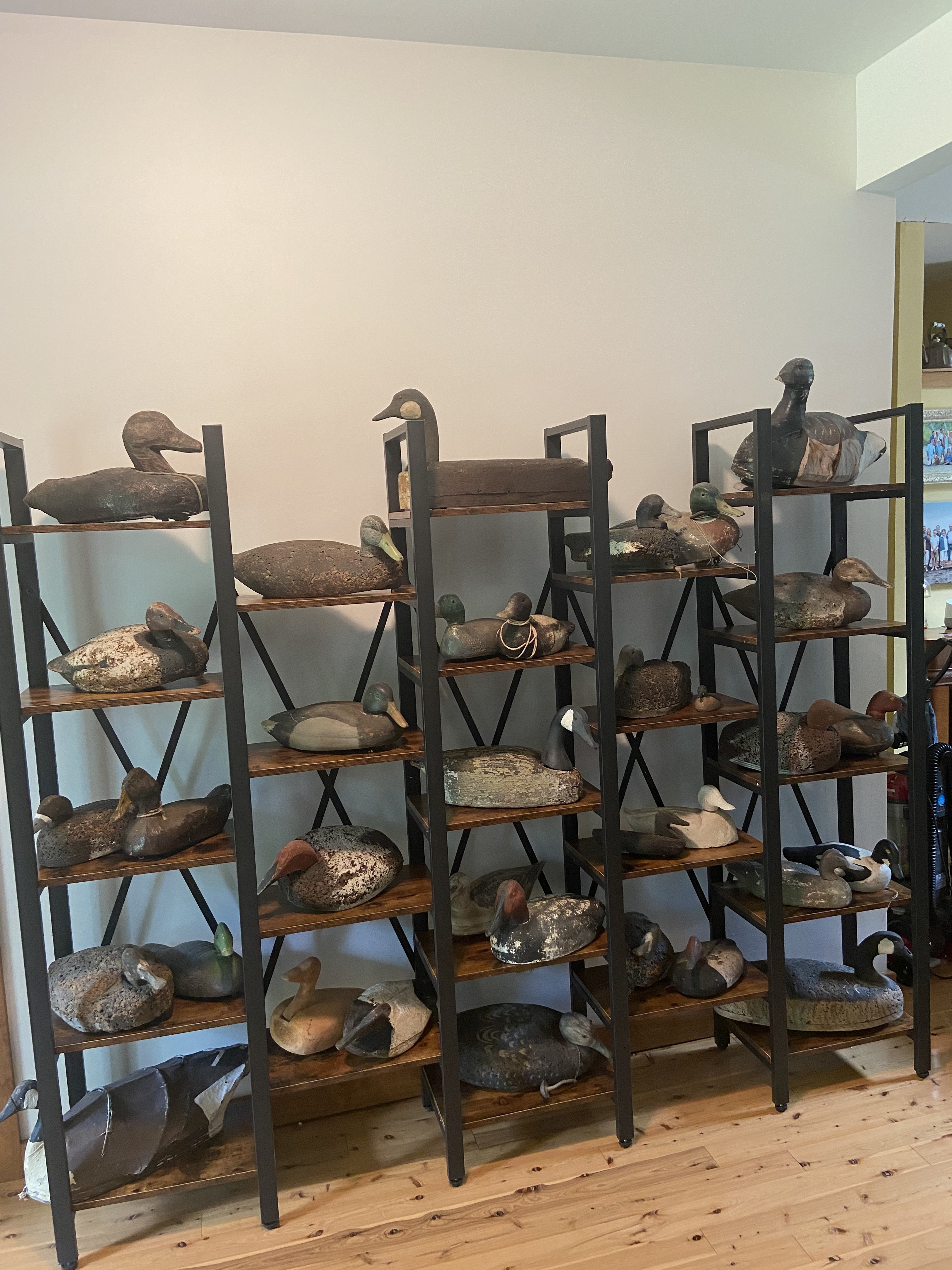 Rustic Super Wide 86 Inch 5 Tier Bookcase with 23 Shelves