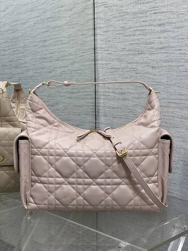 Dior D-Vibe Hobo Bag Large Blush Pink