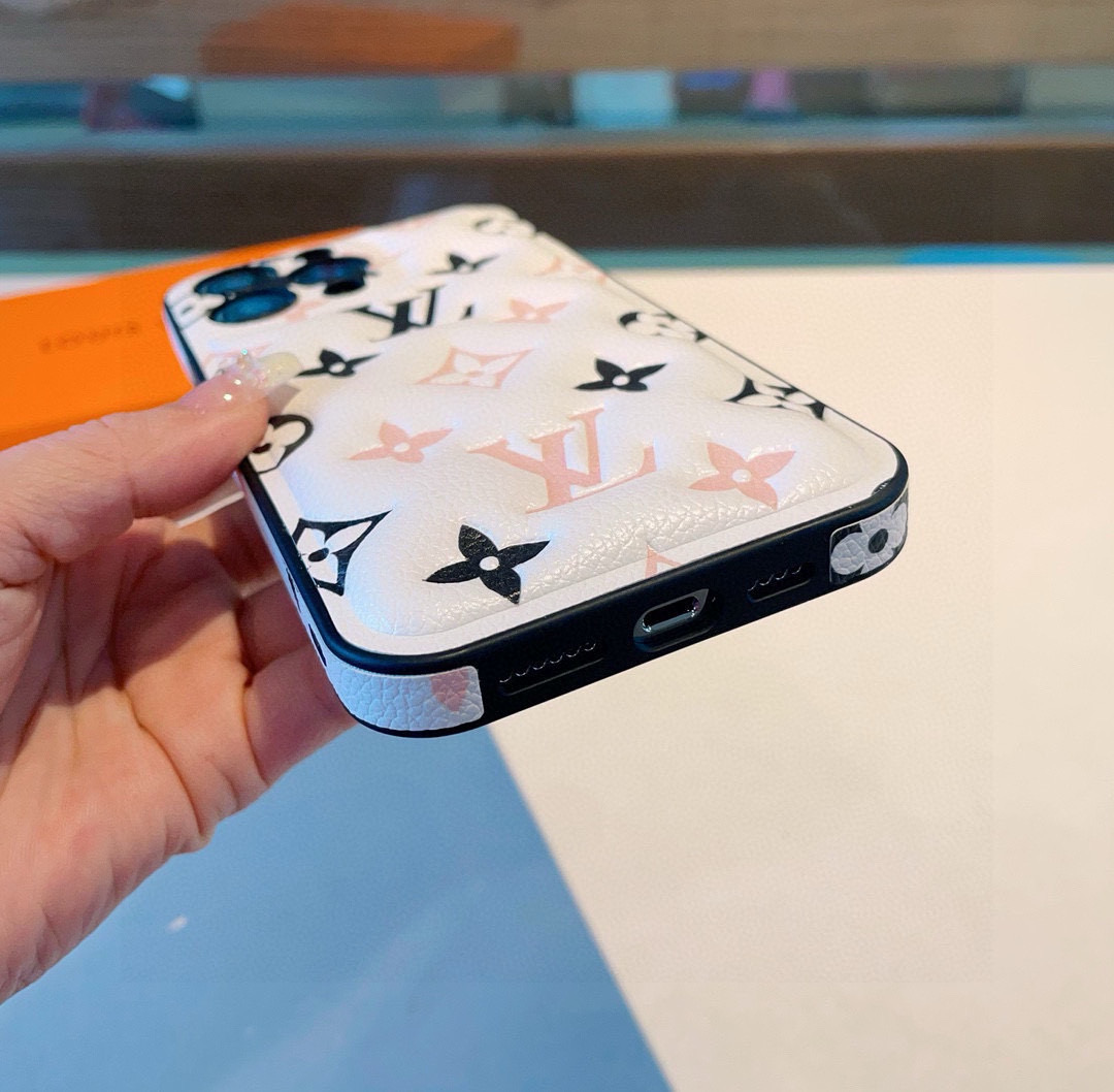 Louis Vuitton Pastel Embossed Monogram Luxury Phone Case