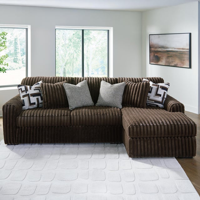 Midnight-Madness 2-Piece Sectional Sofa with Chaise