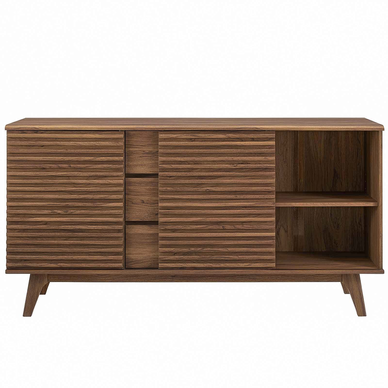 Carson Carrington Lagered Sideboard Buffet Table - Walnut