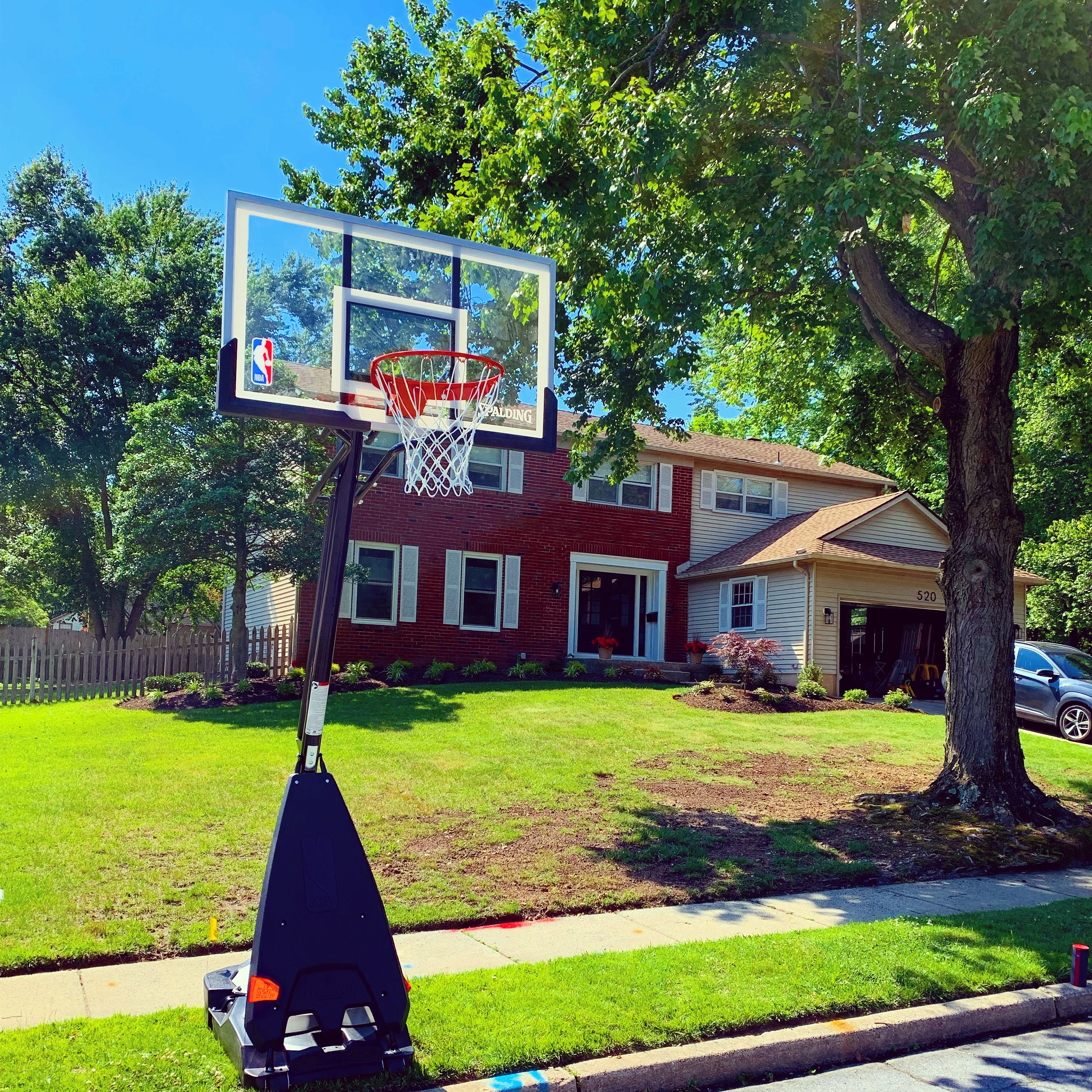 Spalding Ultimate Hybrid Portable Basketball Hoop