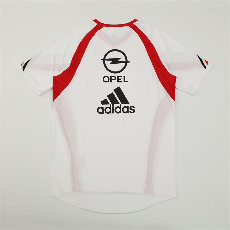 2003/04 AC Milan Retro Short Sleeves Training Jersey - White