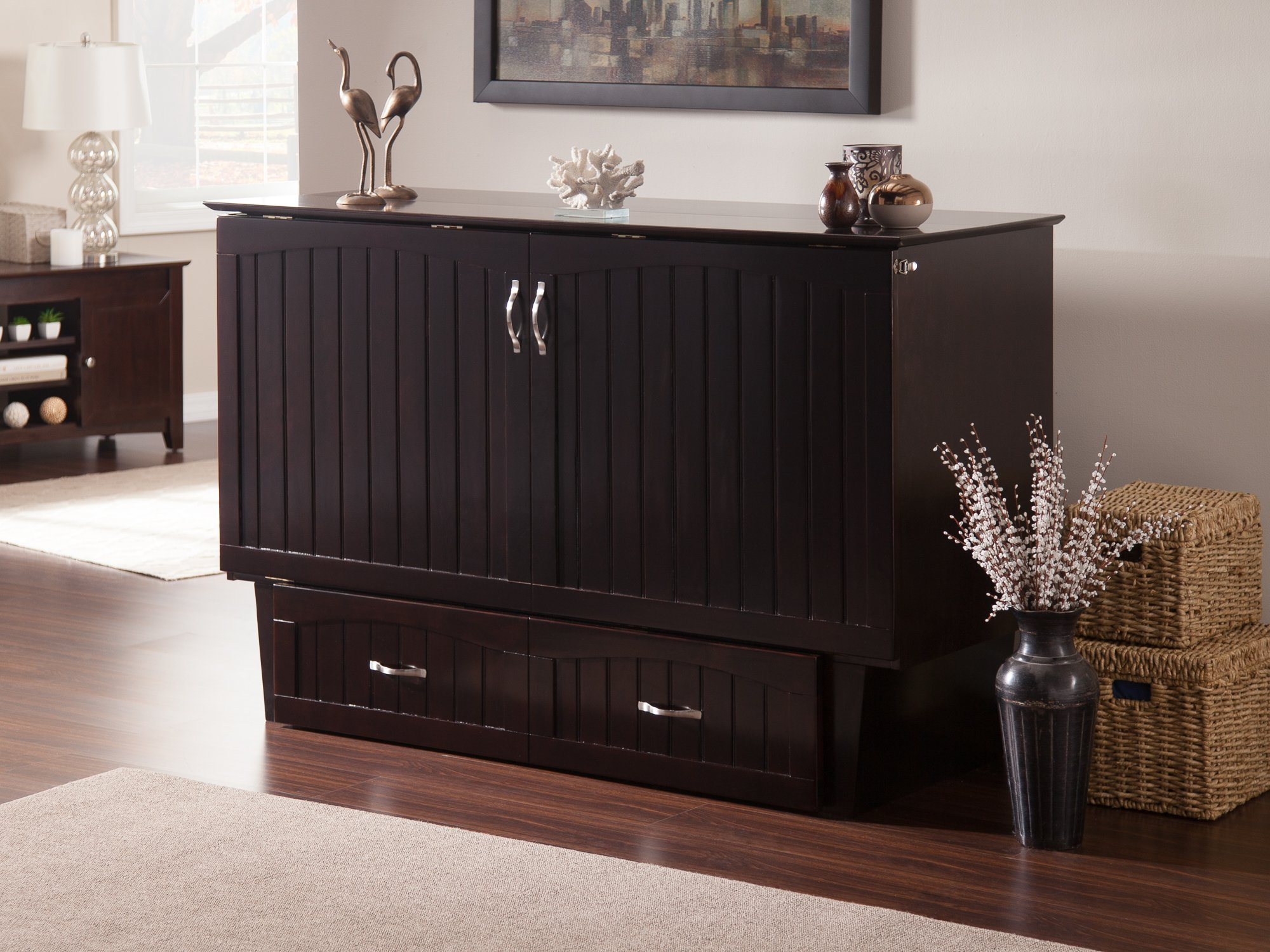 Atlantic Furniture Nantucket Murphy Bed Chest with Charging