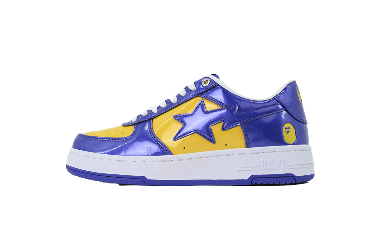 A BATHING APE BAPE Purple Yellow OZXSHM304911P