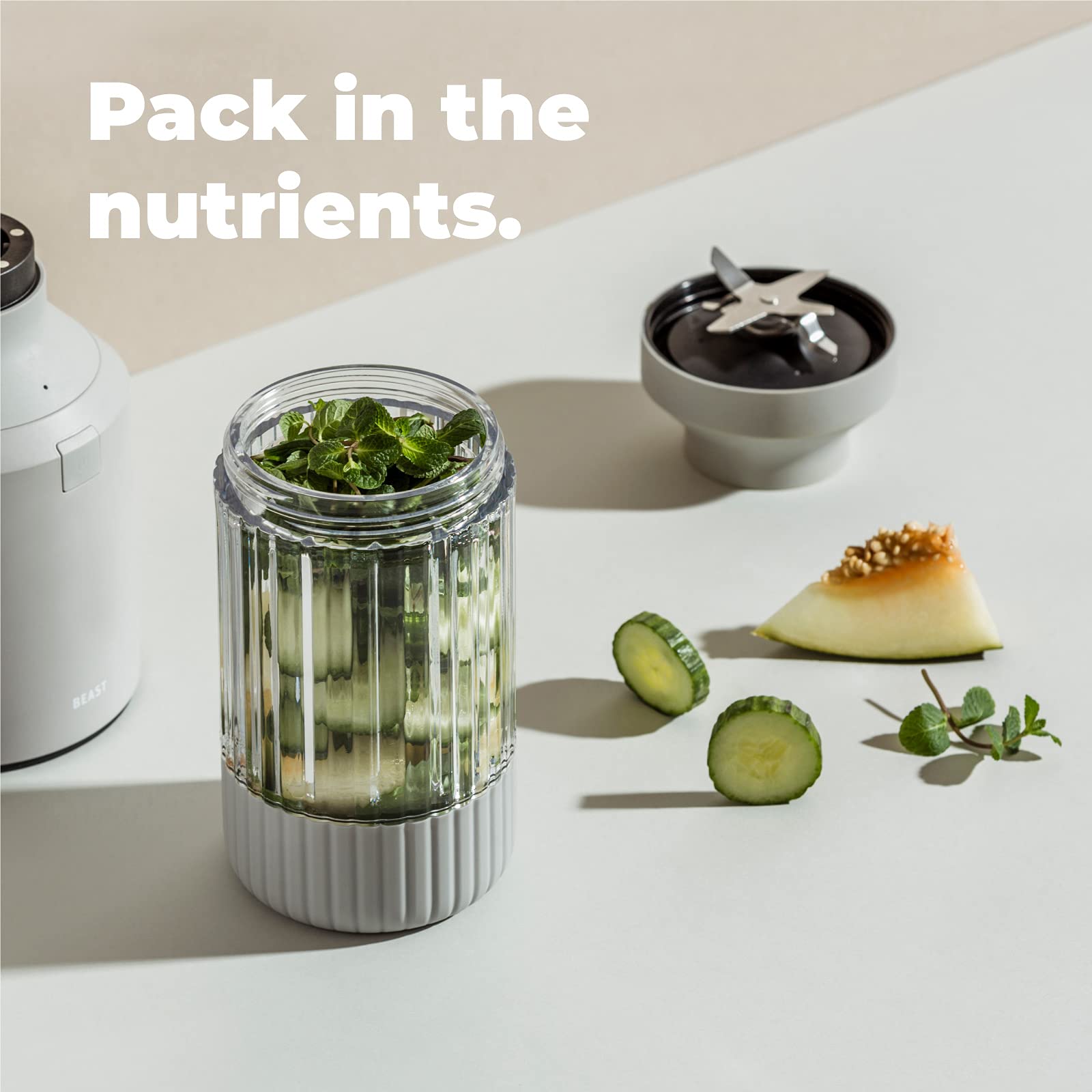 Blender + Hydration System | Blend Smoothies and Shakes, 1000W