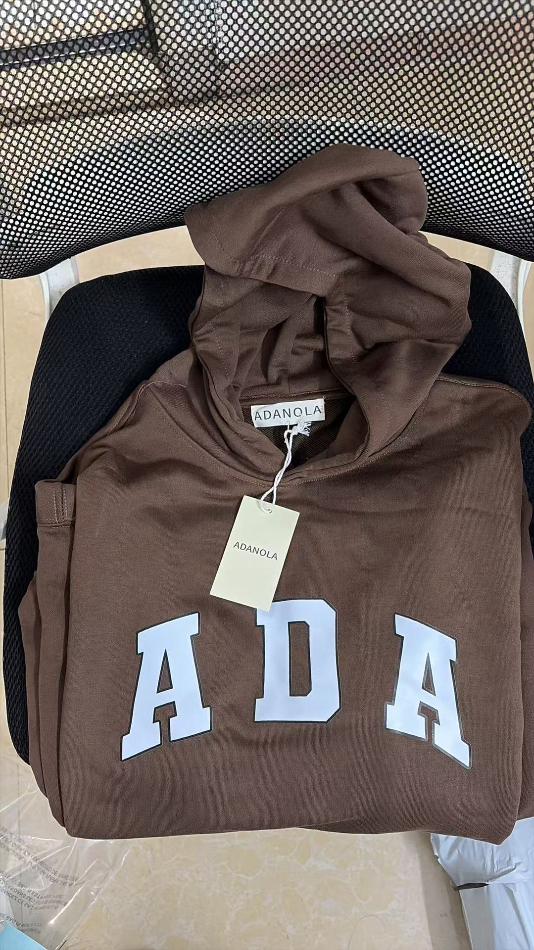 Adanola  Letter Print Hoodie