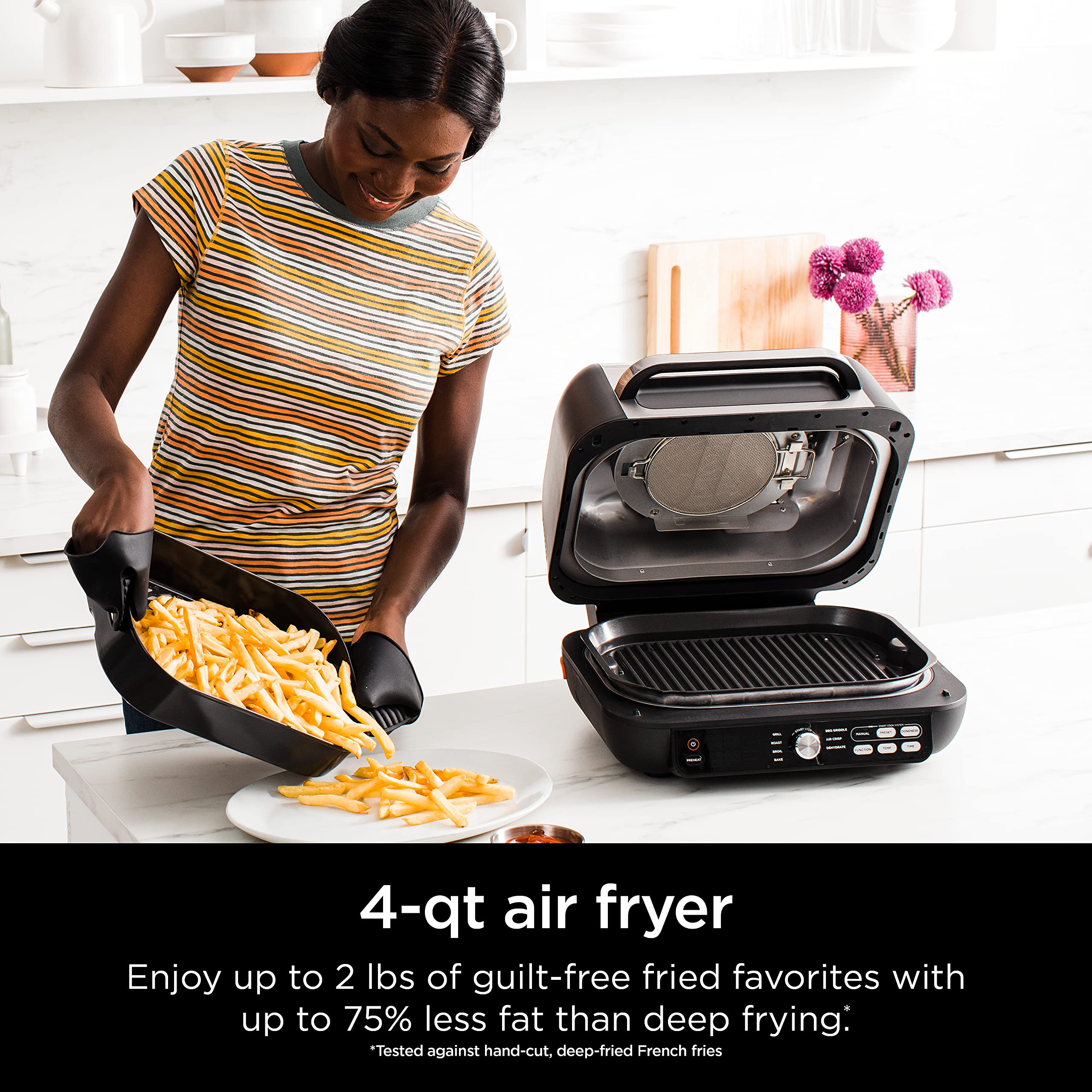 Ninja IG651 Foodi Smart XL Pro 7-in-1 Indoor Grill/Griddle Combo