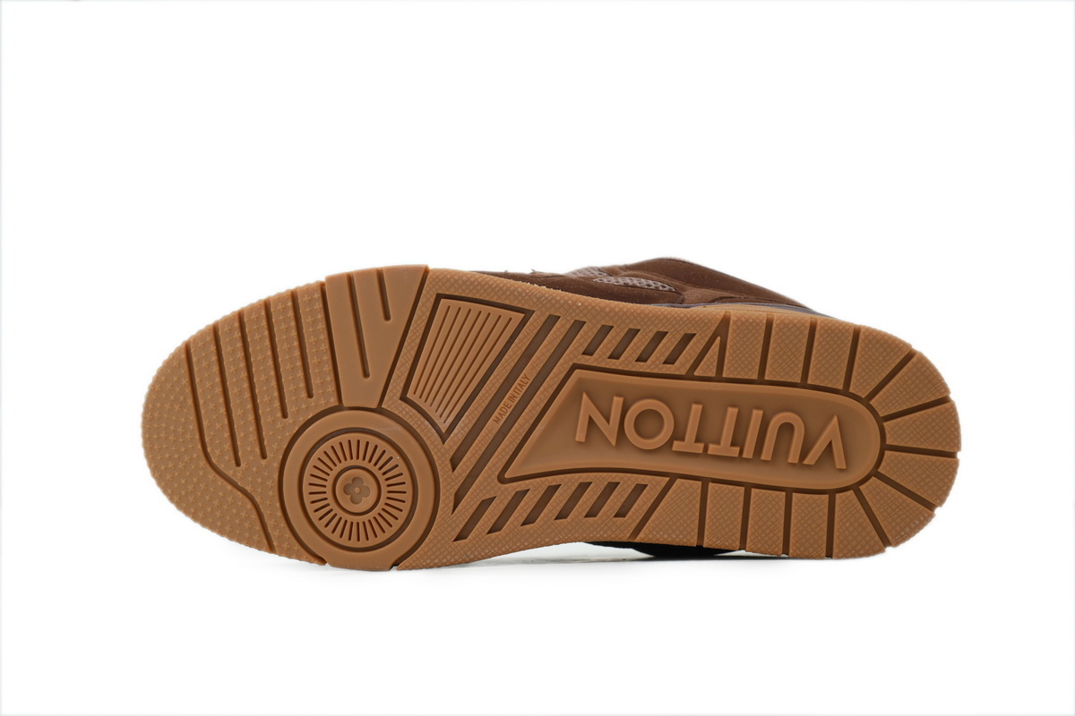 Louis Vuitton LV Skate Sneaker White Coffee