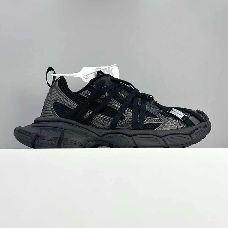 Balenciaga 3XL Logo Strap Triple Black Sneakers