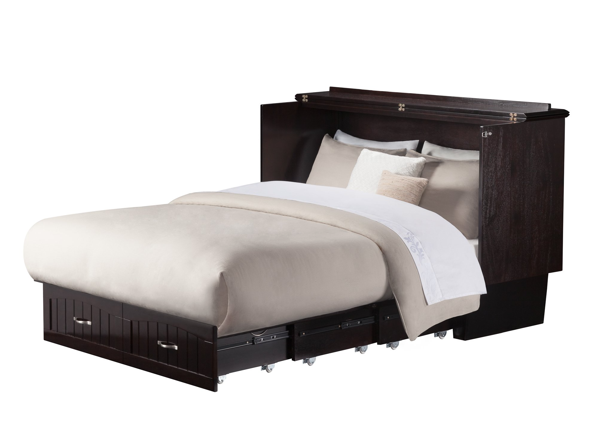 Atlantic Furniture Nantucket Murphy Bed Chest with Charging