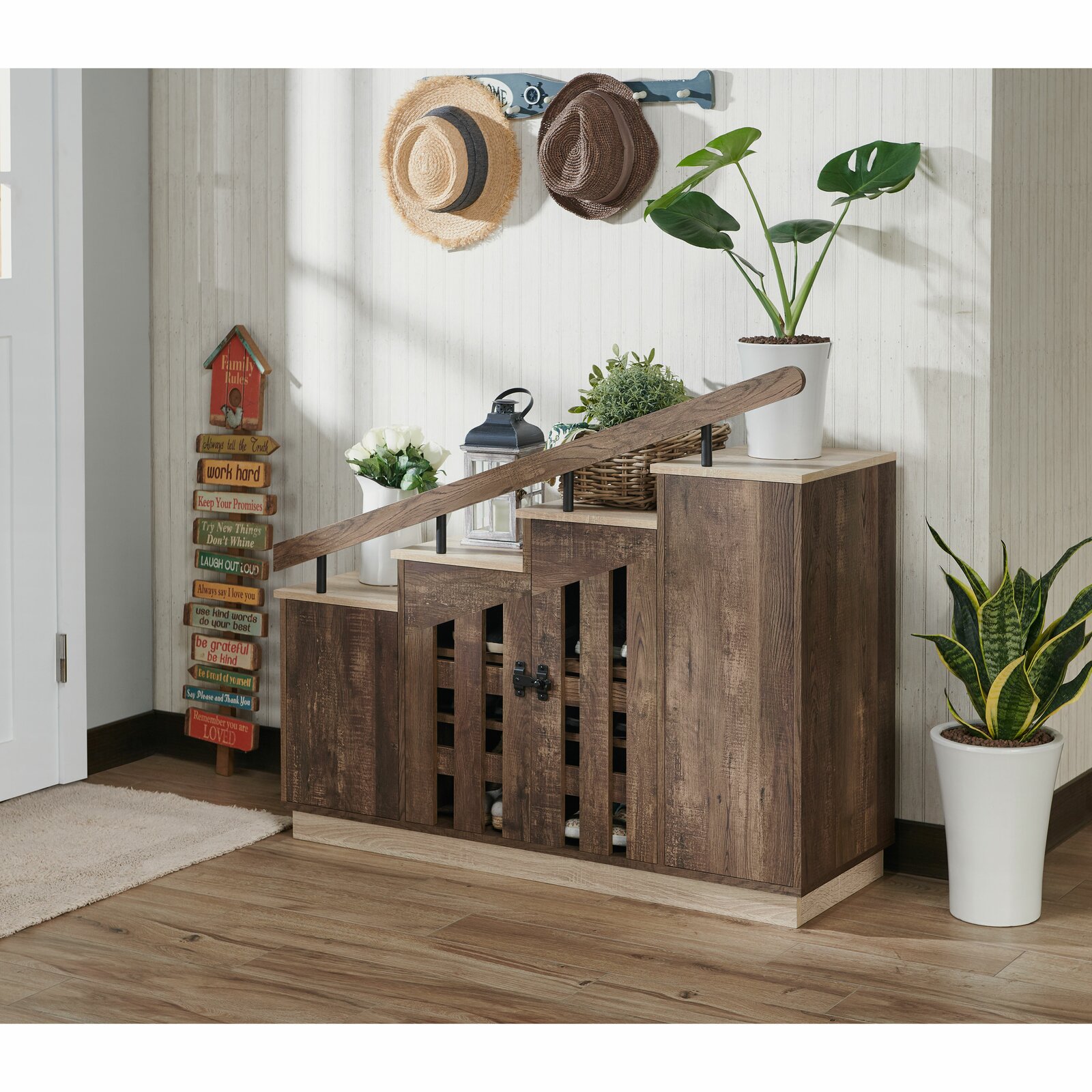 12 Pair Shoe Storage Cabinet