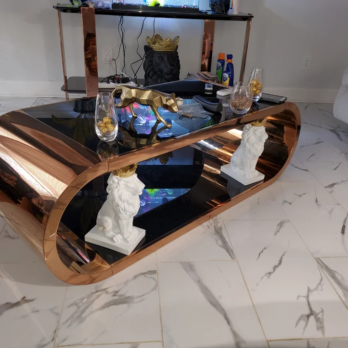 Jasonville Floor Shelf Coffee Table with Storage