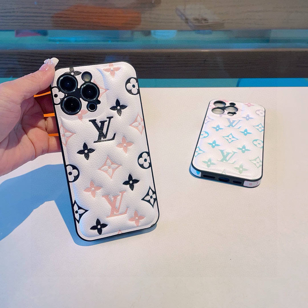 Louis Vuitton Pastel Embossed Monogram Luxury Phone Case