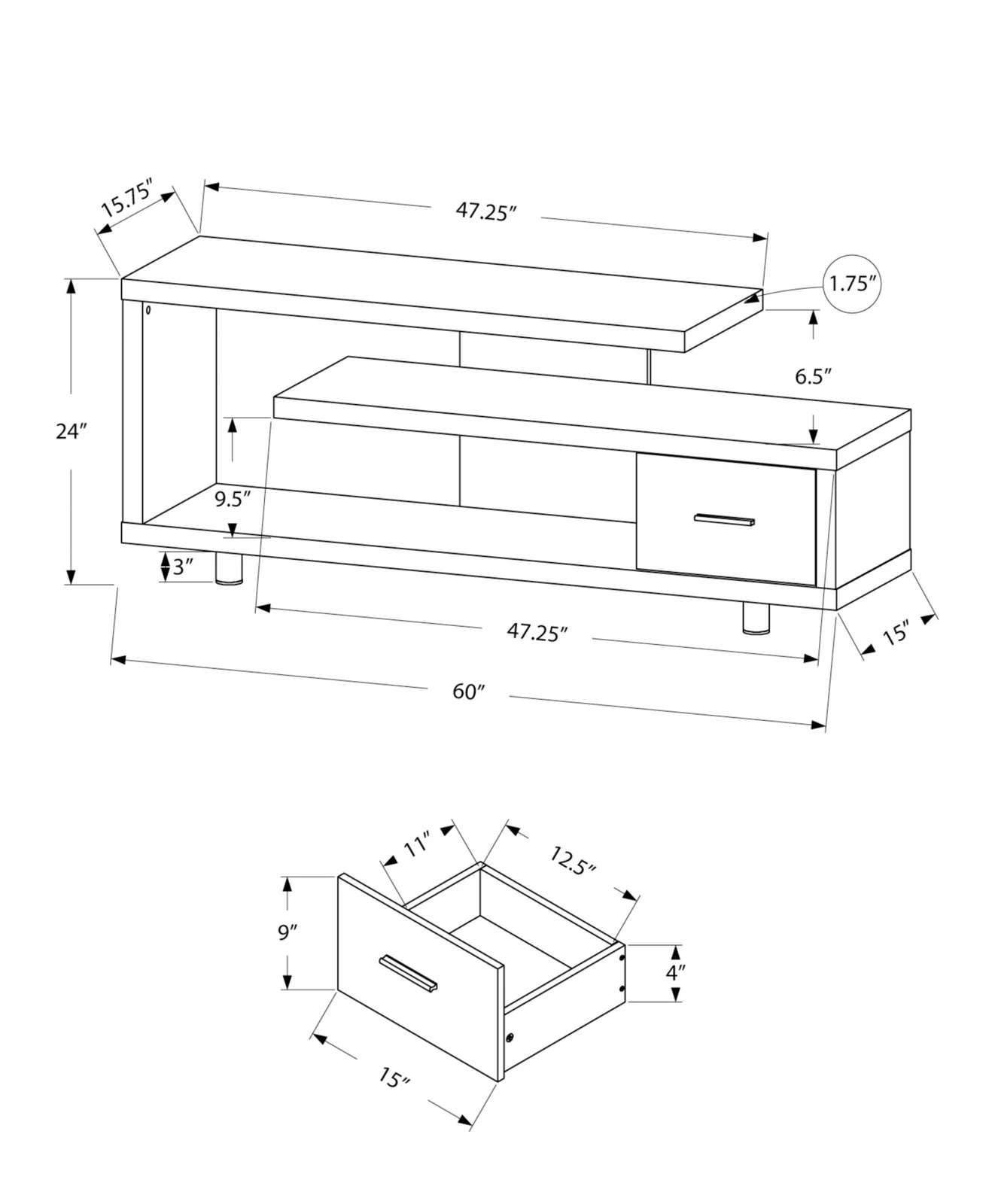 Beesley TV Stand for TVs up to 70
