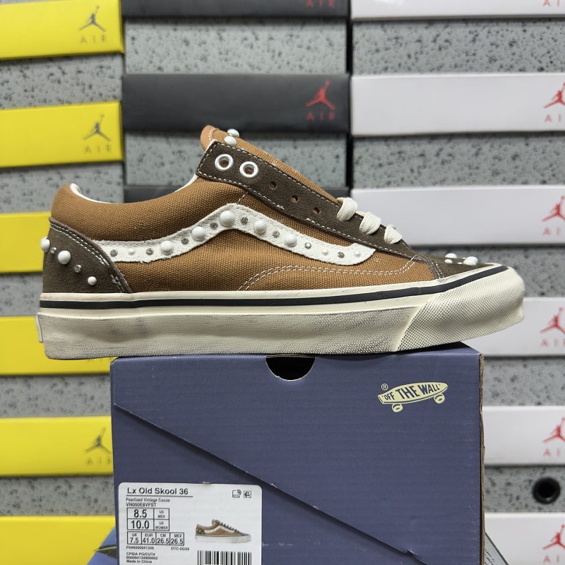 Vans Old Skool Brown White Vintage Pearl