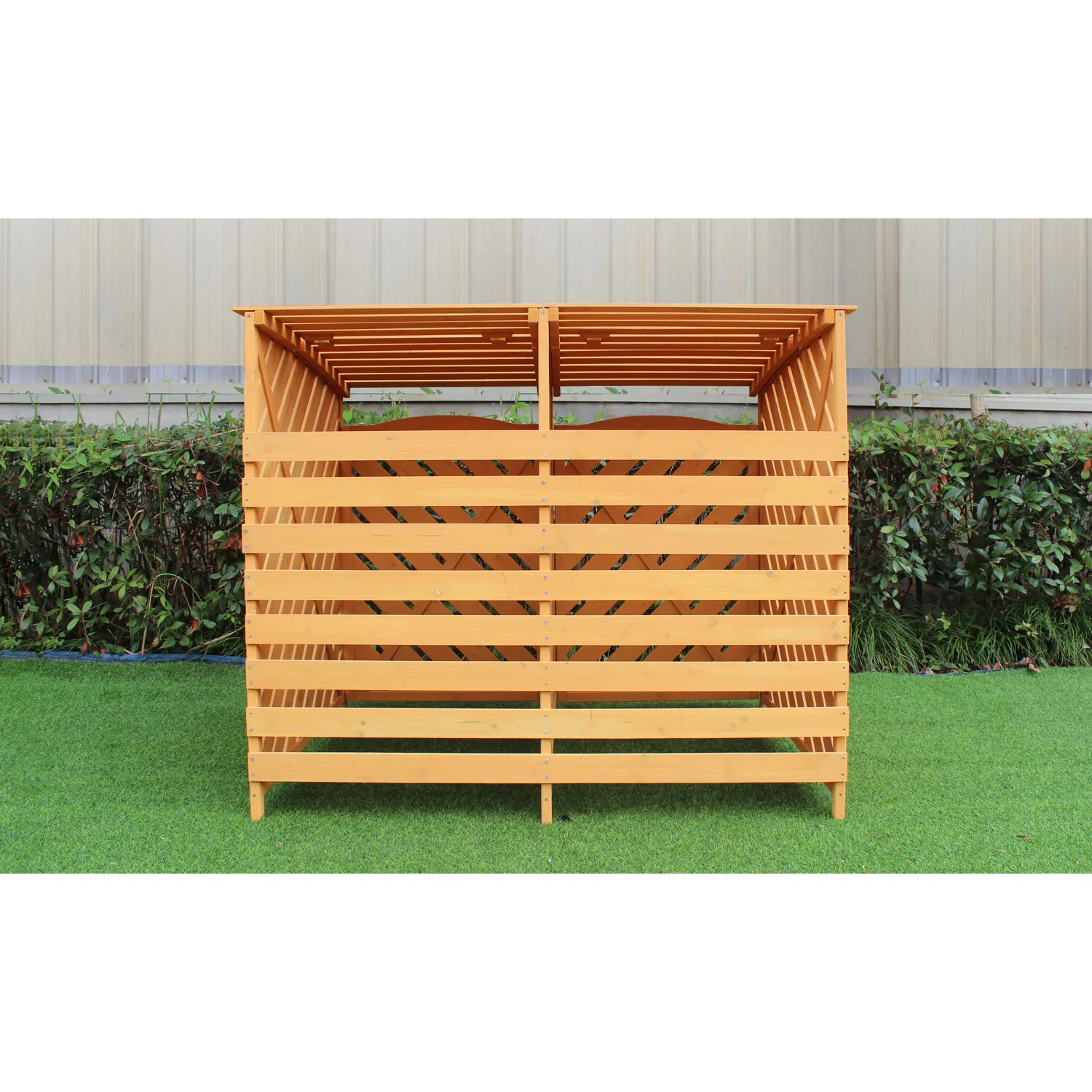 5x3 ft Solid Wood Garage Shed