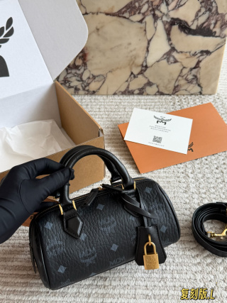 MCM Ella Boston Mini Handbag