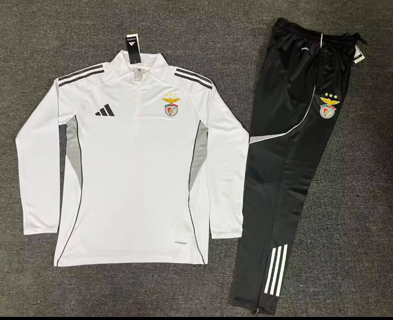 SL Benfica White Jacket Suit 25/26